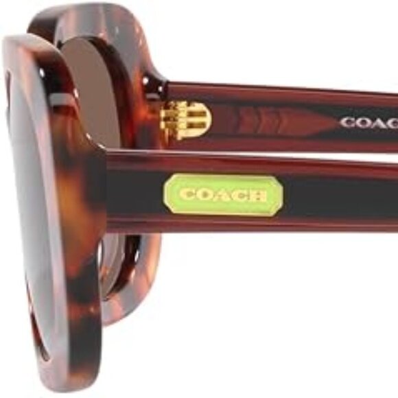 New Coach Women\'s Hc8358u Universal Fit Oval Sunglasses